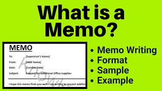 Memo | What is Memo Writing in English | What is Memorandum - Format / Sample / Example screenshot 1