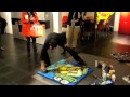 Action painter edwin janssen bij kok wooncenter lifestyle event 2011