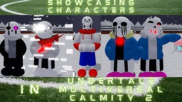 [Undertale Multiversal Calamity 2] Showcasing characters. Part 4