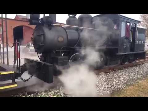 Amazing Train in Maine. Narrow Guage STEAM ENGINE