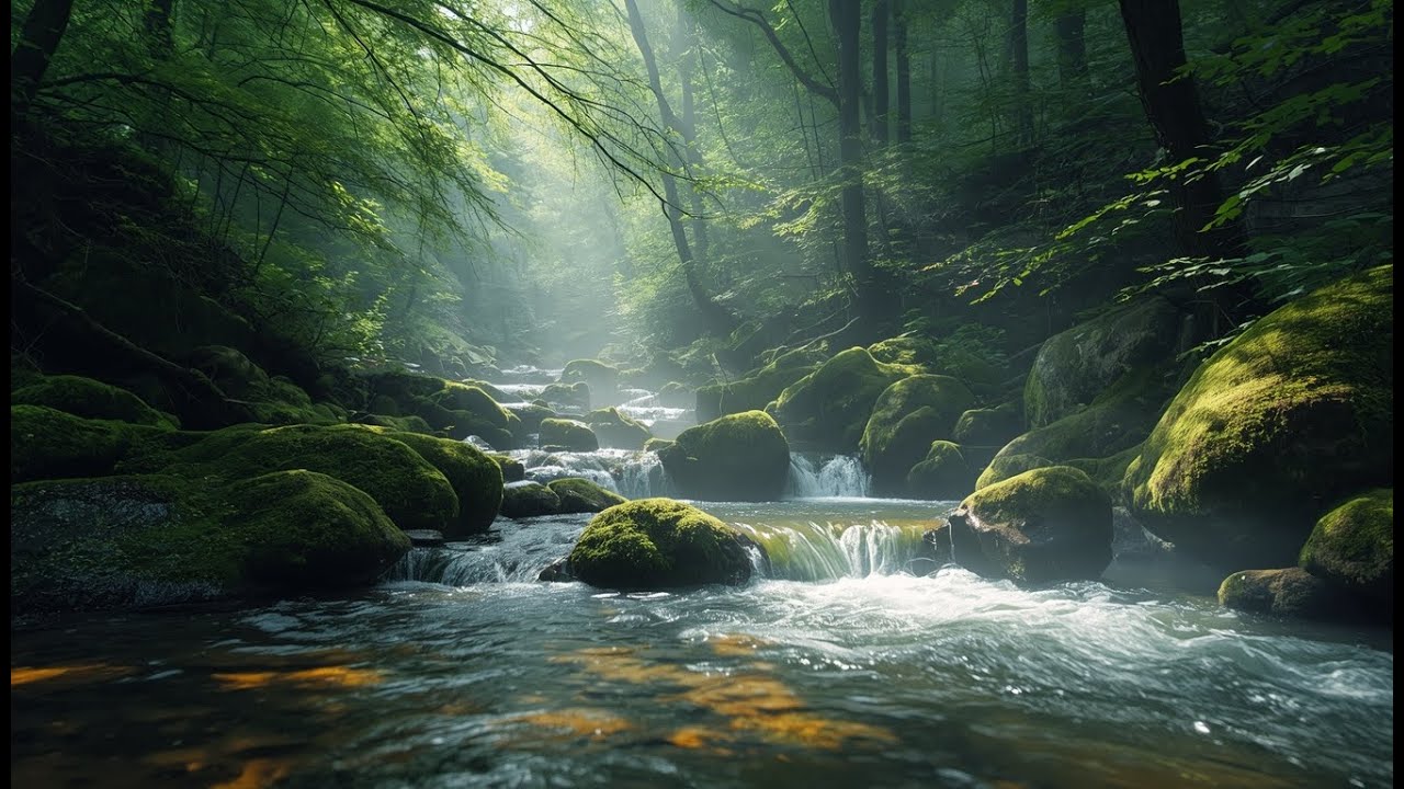 Relaxing Music Deep feel with water and birds sound