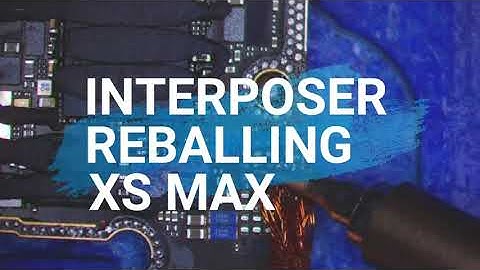 REBALLING a interposer de iPhone XS Max 😎
