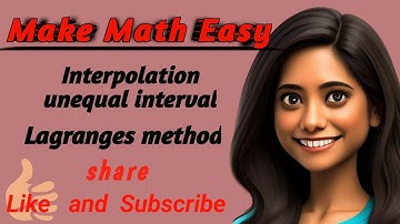 Interpolation-Lagrange