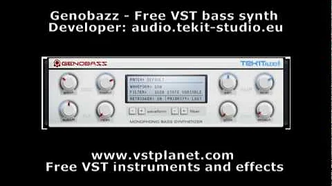 genobazz - Free VST bass synth - vstplanet.com