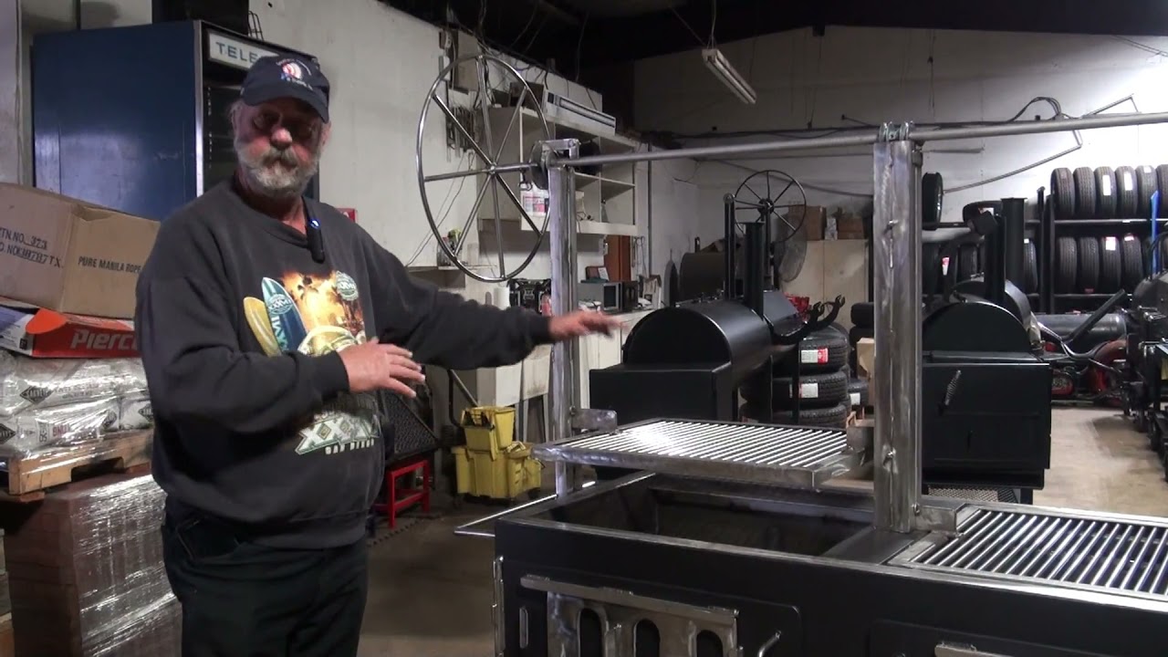 Custom Grill Racks Custom Grill with stainless steel racks - YouTube