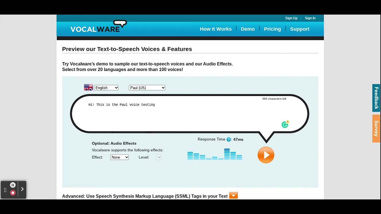 Paul voice in GoAnimate/Vyond YouTube
