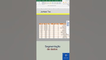 Segmentação de dados no Excel #shorts