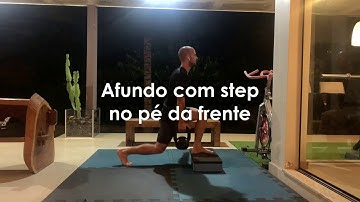 Afundo com KettleBell no Step