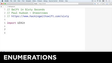 Enumerations – Swift in Sixty Seconds