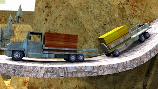 Tricky Truck - In Poland Level - With the Trailer Puller Truck