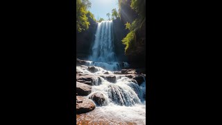 The Hidden Fire Behind a Waterfall: Nature's Greatest Secret!