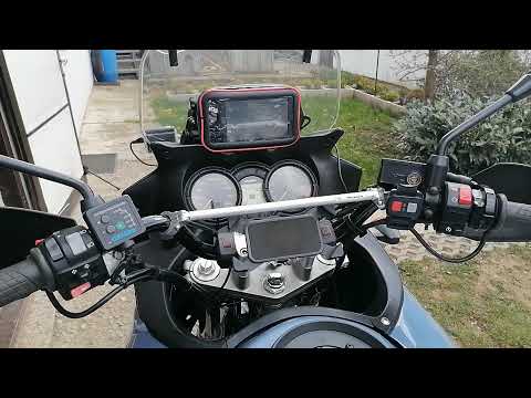 Suzuki 650 DL V Strom-výmena oleja , kamera Eken HD