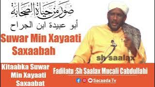 Taariikhda Saxaabada || Kitabka suwar min Xayaati Saxaabah | Sh saalax mucalim @SacaadaTv