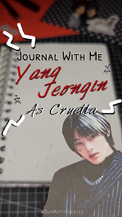 When Jeongin Channels His Inner De Vil 🖤✨️ #I_N #skz #straykids #kpop #journal