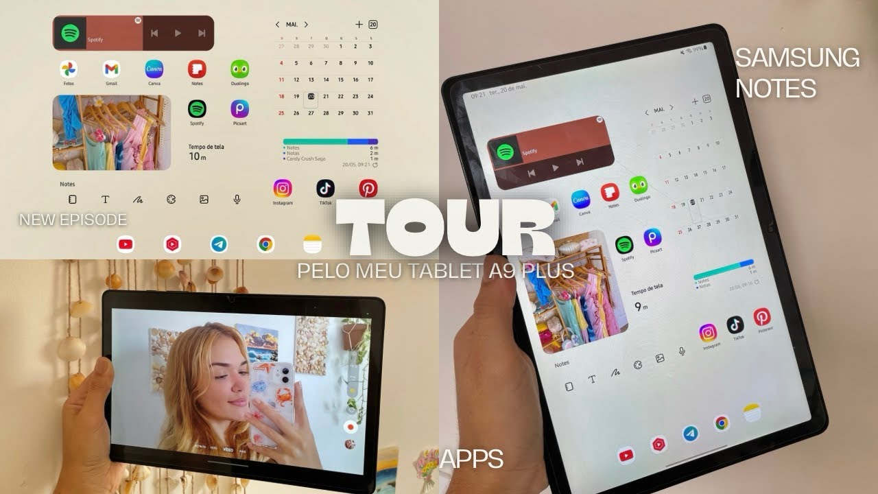 Tour pelo meu tablet,câmera + meus aplicativos