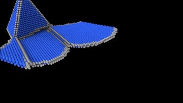 SFT sheared near base by dissociated fcc edge dislocation