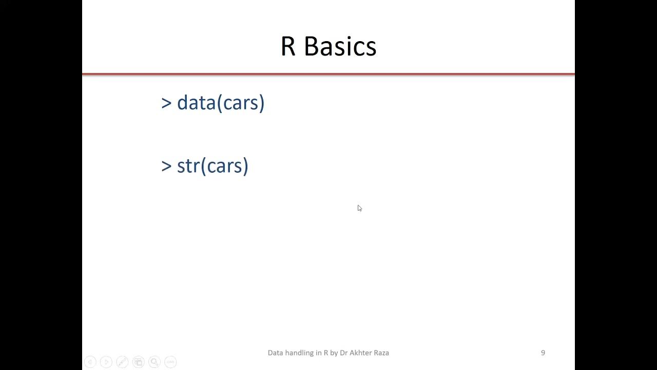 data handling in R YouTube