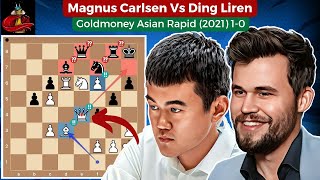 Magnus Carlsen Vs Ding Liren Part 1 #chesstok #chess