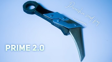 How to make Prime 2.0 Karambit in Valorant From Popsicle Sticks