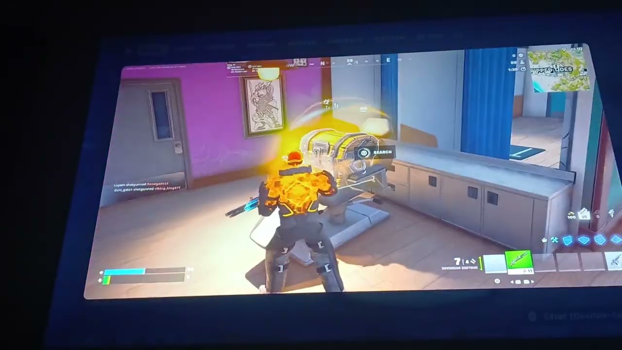 Playing fortnite battle royale (I did bad)