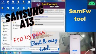 Samsung A13 frp bypass || samFw tool || 2023 ! easy trick
