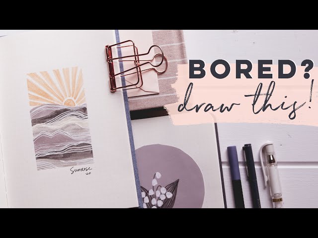 Creative Art Ideas for When Youre Bored!!