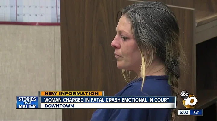 San Diego woman charged in fatal crash emotional in court