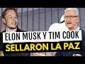 Elon Musk y Tim Cook sellaron la paz