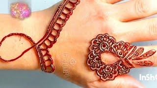 Trending Loop Style Mehndi Design 2025 Lovely Unique Mehndi Pattern
