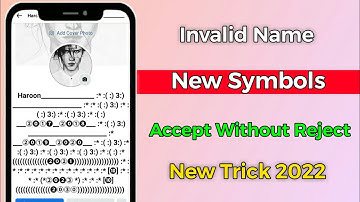 How to make invalid name id on facebook 2022 | Make Invalid Name Facebook Account 2022