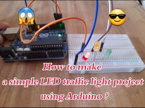 How to make a simple traffic light project using Arduino. - YouTube