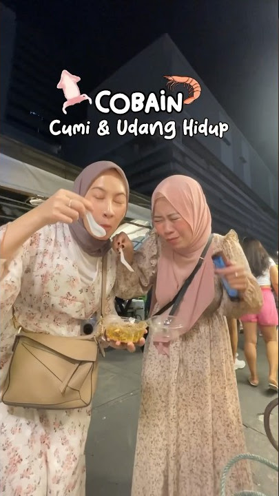 TRY LIVE SQUID AND SHRIMP IN THAILAND