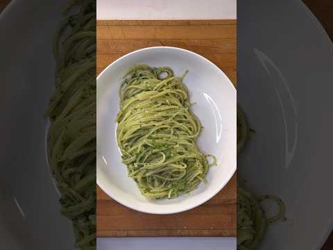 Kale and basil pesto spaghettini on the menu tomorrow night!￼