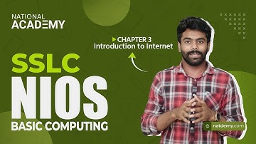 NIOS SSLC: Basic Computing Chapter 03 | natdemy #basiccomputer #nios #education #onlineclasses #free