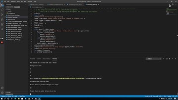 Python Guessing Game for CSE 130 BYUI