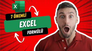 7 Önemli #Excel Formülü | Az Bilinen Uygulamalar | Oğuzhan ÇOLAK