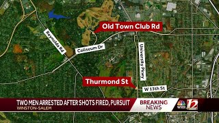 Two men facing charges after a pursuit, police say