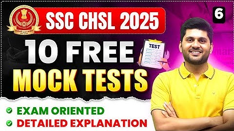 CHSL MOCK 6|Mock test for ssc exams|best mock tests|testbook mocks|olive board mocks|mocks for ssc