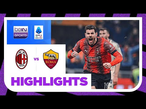 AC Milan 3-1 Roma | Serie A 23/24 Match Highlights