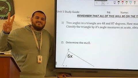Unit 5 Study Guide - Geometry