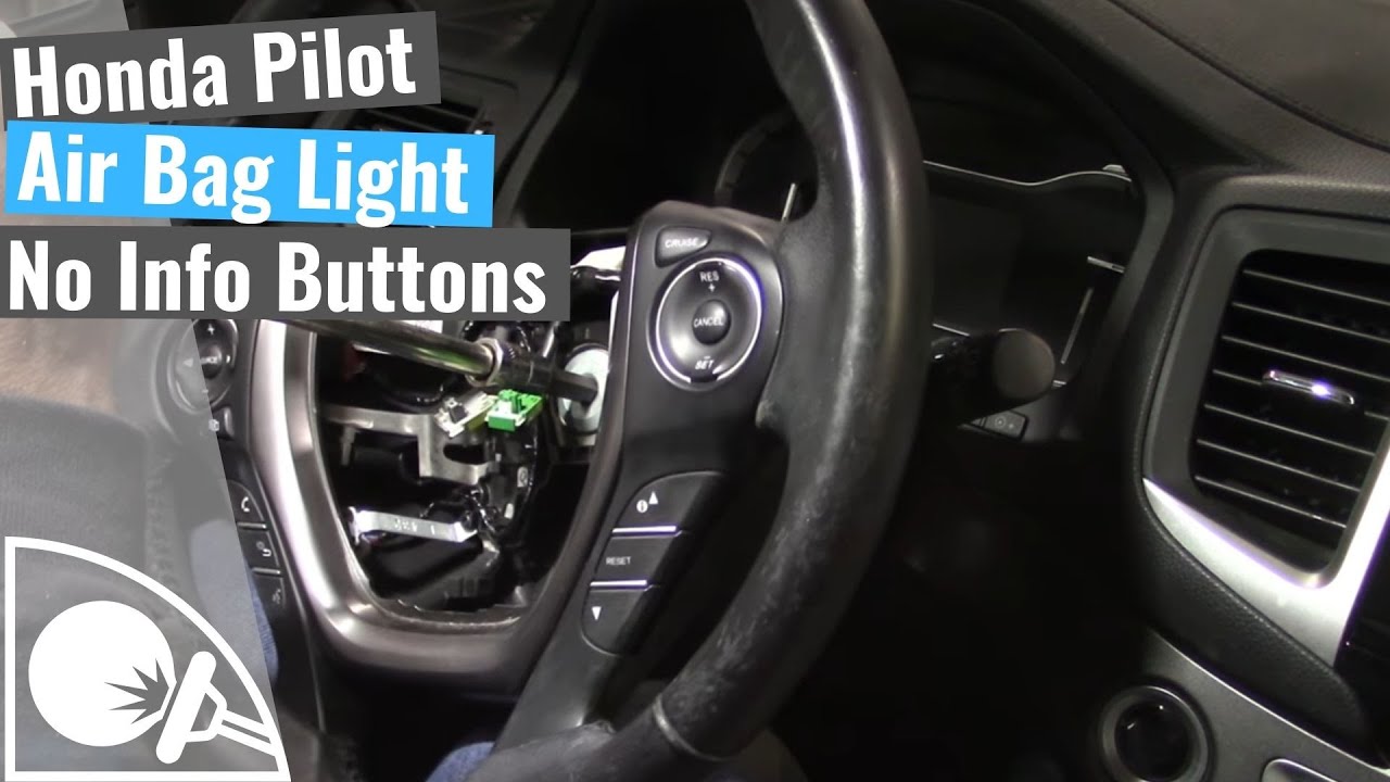 Honda Pilot - Air Bag Light On - YouTube