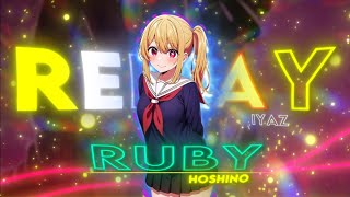 Ruby Hoshino Replay Typography Amv