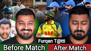 Furqan Bhatti Before & After Match Reaction 😭 | India vs Australia Highlights | Furqan Bhatti