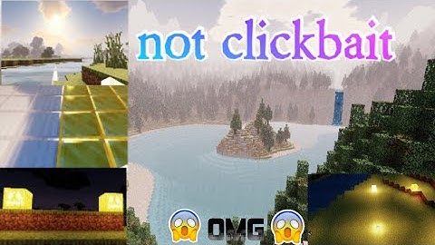 Best shaders for Minecraft PE with reflections on block and water