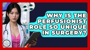 Why Is The Perfusionist Role So Unique In Surgery? - The Operating Table