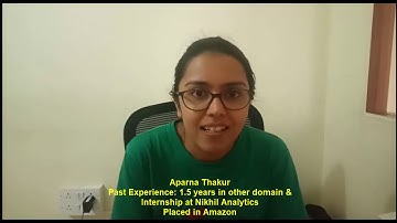 Success Story of Nikhil Analytics Candidate