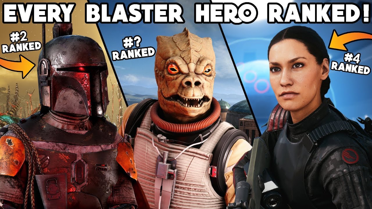 All 9 Star Wars Battlefront 2 Blaster Heroes Ranked From Worst To