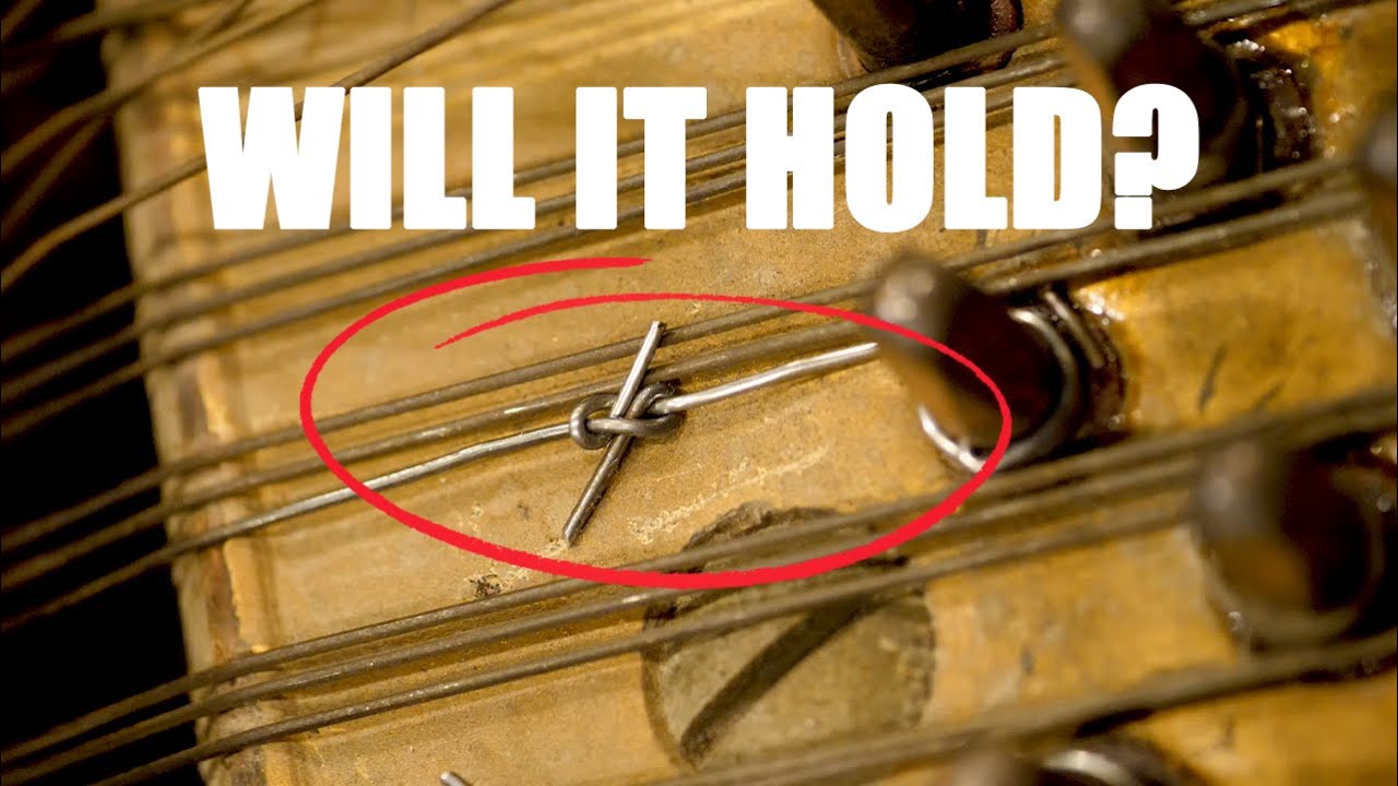 Why piano tuners tie knots in broken strings to fix them #shorts adlı videoyu YouTube'da izle Why piano tuners tie knots in broken strings to fix them #shorts adlı videoyu YouTube'da izle