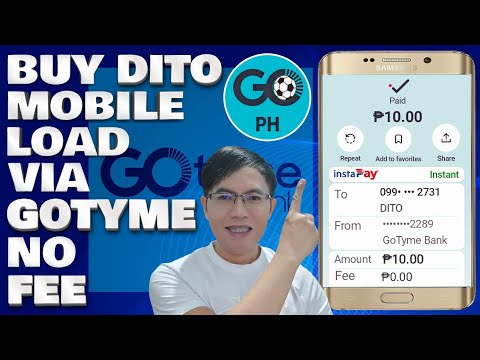 How To Buy DITO Mobile Load via GoTyme App No Transaction Fee | Step-by-Step Guide