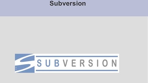 config SVN server on localhost